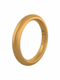 Women's Metallic Classic Stackable Silicone Ring