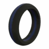 Women's Thin Blue Line Silicone Ring