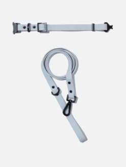 Sky Blue QALO Leash & Collar Set